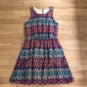 Patterned racerback dress